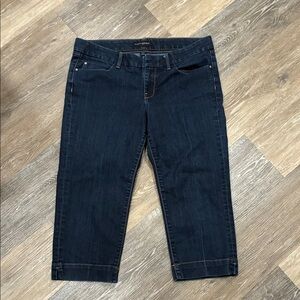 Banana Republic Dark Indigo Cropped Jeans